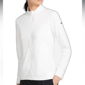 Nike Women's White Full-Zip Sweater Jacket